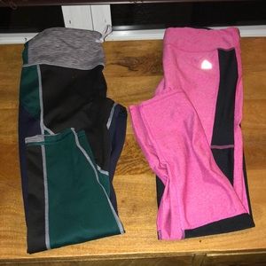 2 pairs of adjustable leggings